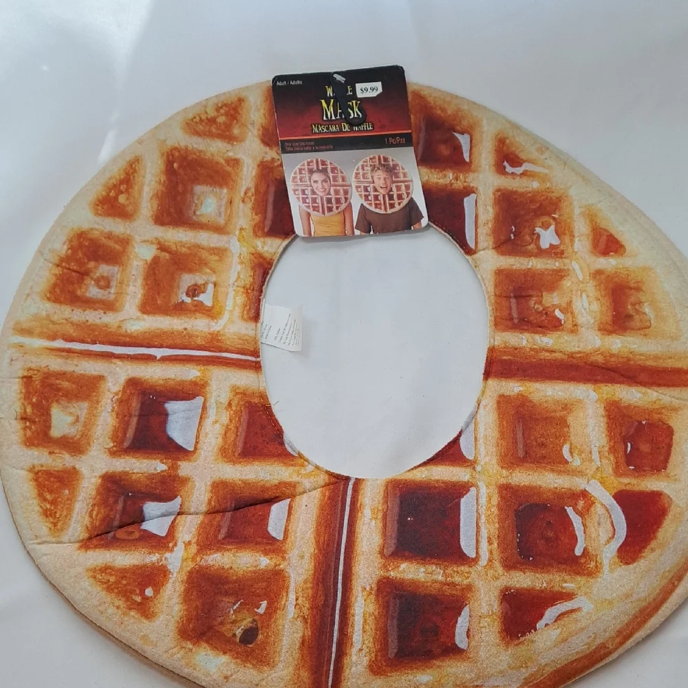 Waffle Print Mask